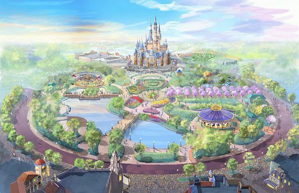 ディズニーの「奇幻童話城堡」、世界で最も高い城