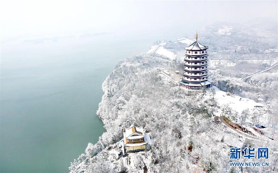 安徽省：万佛湖の雪景色が美しくてたまらない
