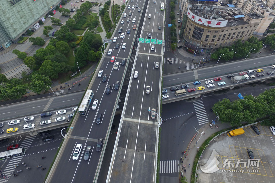 上海中間環状線の修復が終了し交通再開