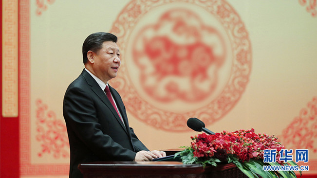 中国共産党中央·国務院、春節の祝賀会を開催