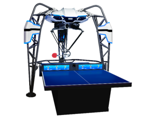 日系企業＠輸入博｜オムロンの卓球ロボット「フォルフェウス」はダブルスも可能