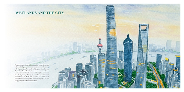 国連COP15の上海デーに上海都市湿地生態がテーマの本が発行