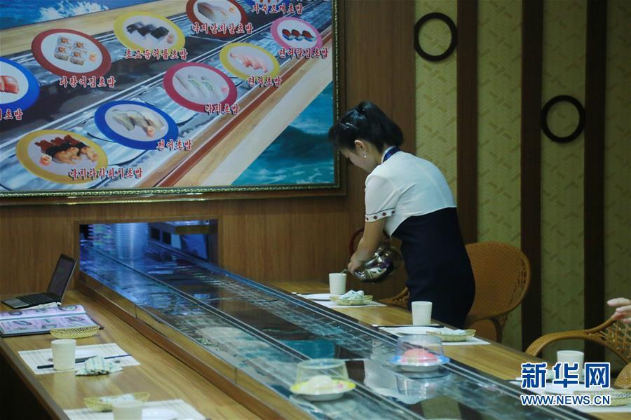 朝鮮で初の寿司専門店がオープン