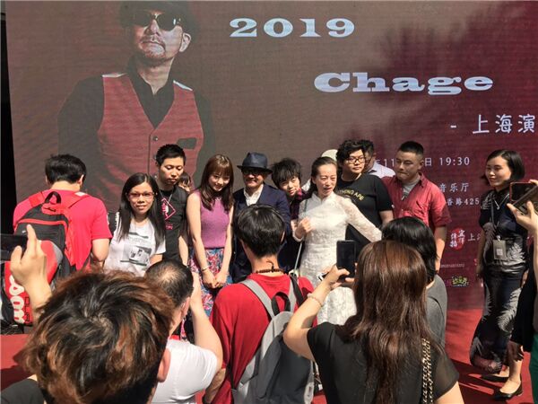 日本の人気歌手Chageが12年ぶりに上海でコンサート
